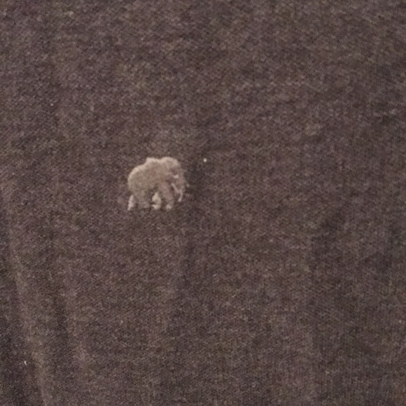 Ultra Sharp Steel Grey Banana Republic Slim Fit Cotton Polo - Picture 3 of 5